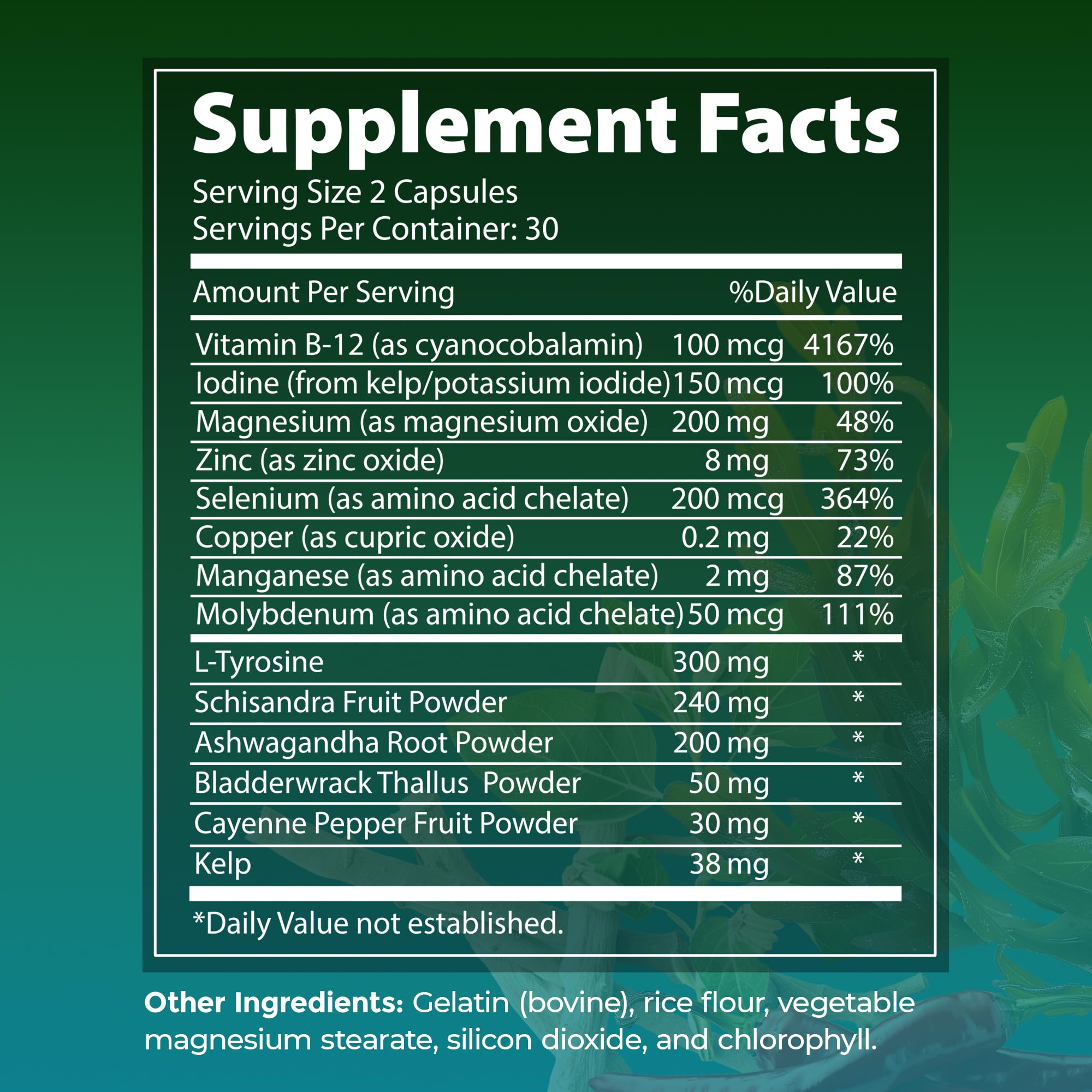 ULTALIFE Thyroid Support Supplement capsules on a wooden surface