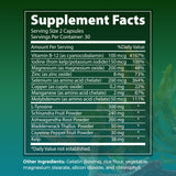 ULTALIFE Thyroid Support Supplement capsules on a wooden surface