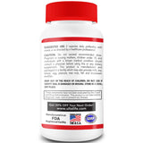ULTALIFE Uric Acid Support Supplement with a glass of water