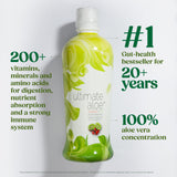 Ultimate Aloe Strawberry Kiwi Aloe Vera Juice back view