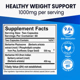 Ultimate Berberine Supplement bottle side view