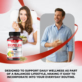 ULTRA HERBS Bromelain Supplement bottle with measuring spoon
