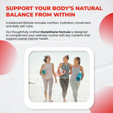 ULTRA HERBS Glutathione bottle side view