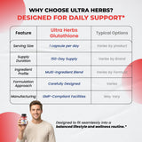 ULTRA HERBS Glutathione product packaging