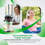ULTRA HERBS L-Theanine Supplement bottle side view