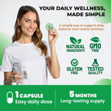 ULTRA HERBS L-Theanine Supplement displayed with herbal elements