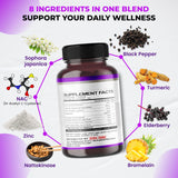 ULTRA HERBS Quercetin Supplement packaging side view
