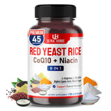 ULTRA HERBS Red Yeast Rice 90 Capsules front view