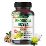 ULTRA HERBS Rhodiola Rosea 150 capsules front view