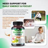 ULTRA HERBS Rhodiola Rosea bottle with label details