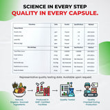 ULTRA HERBS Superfood Greens capsules in natural setting