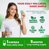 ULTRA HERBS Superfood Greens capsules with fresh fruits