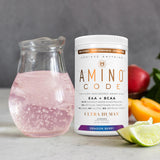 Ultra Human Amino Code BCAAs 440g Sour Candy flavour side view