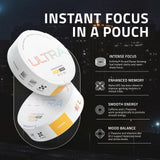 Ultra Pouches Tropical Flavour pouch opened showing contents