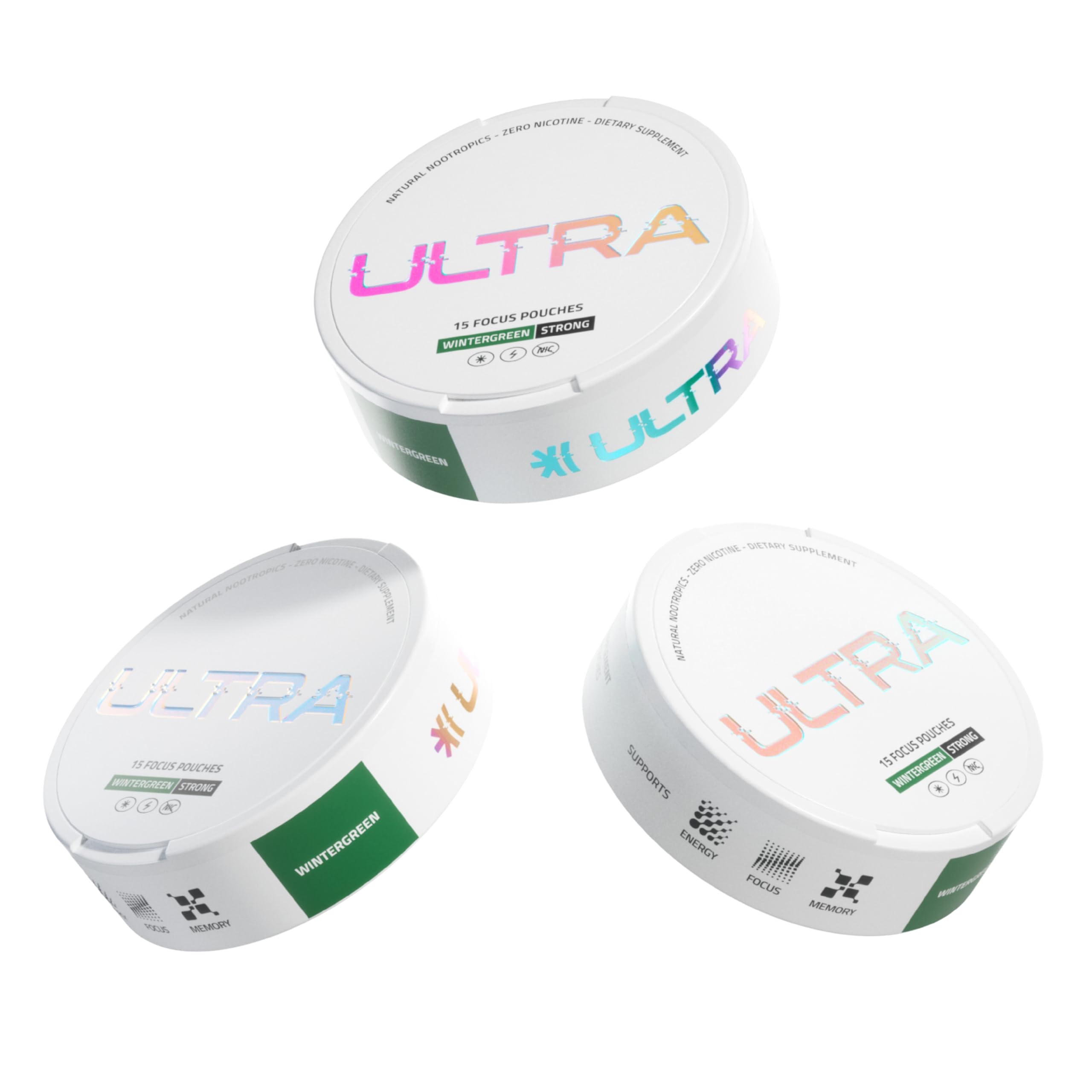 Ultra Pouches Wintergreen flavour front view