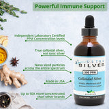 Ultra Silver Colloidal Silver 170g label details