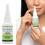 Ultra Silver Colloidal Silver Nasal Spray with ingredients listed