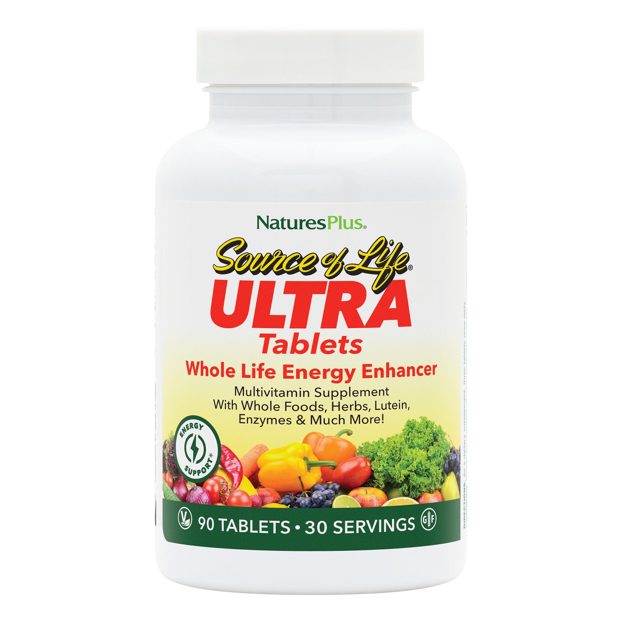 Ultra Source of Life Multivitamin Tablets front view