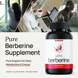 Ultra6 Nutrition Berberine HCl Capsules 600mg side view