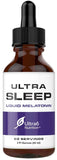 Ultra6 Nutrition Liquid Melatonin Sleep Aid bottle front view
