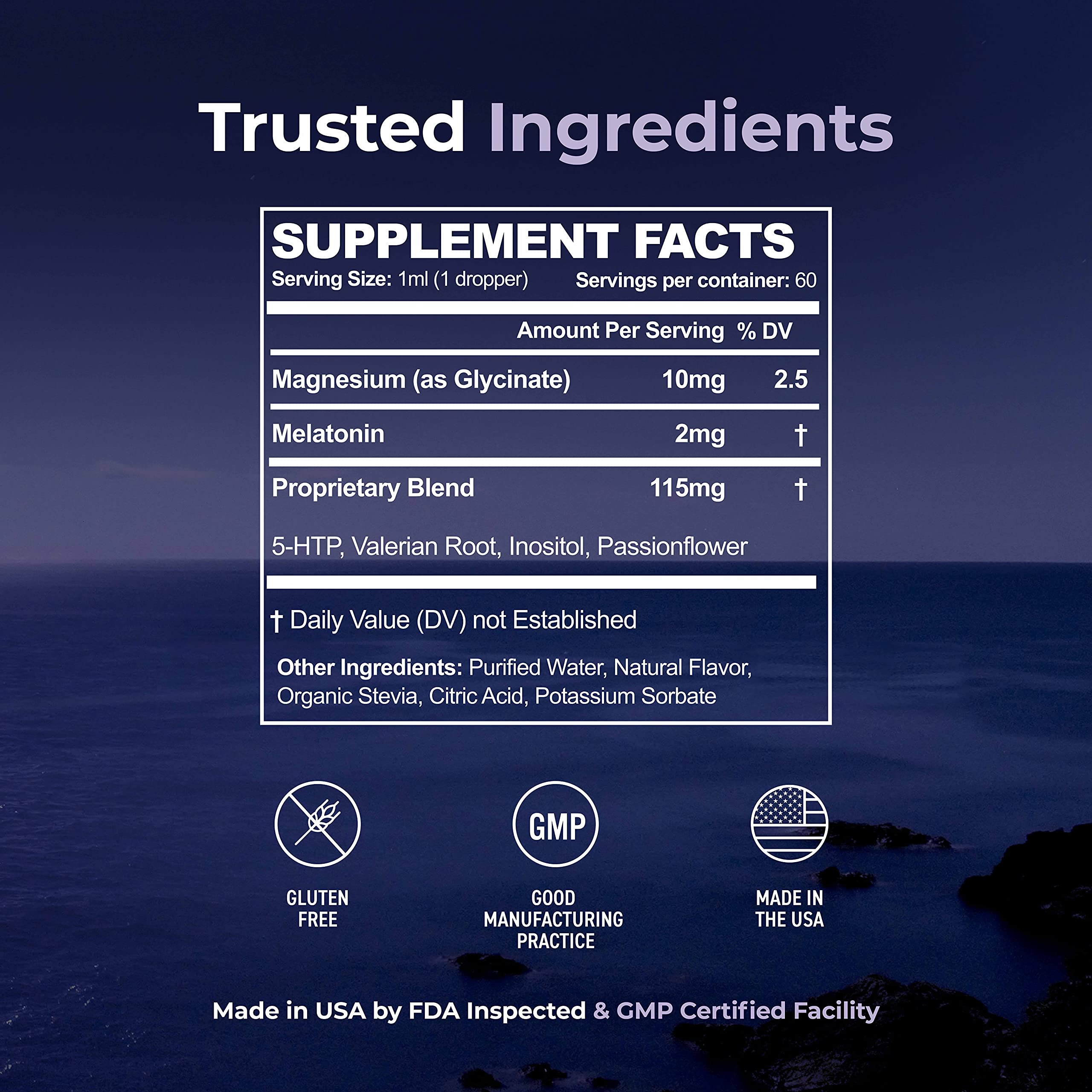 Ultra6 Nutrition Liquid Melatonin Sleep Aid dropper close-up