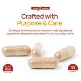 Ultra6 Nutrition Saffron Extract Capsules side view