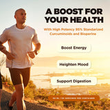 Ultra6 Nutrition Turmeric Liquid Extract with beverage for serving suggestion