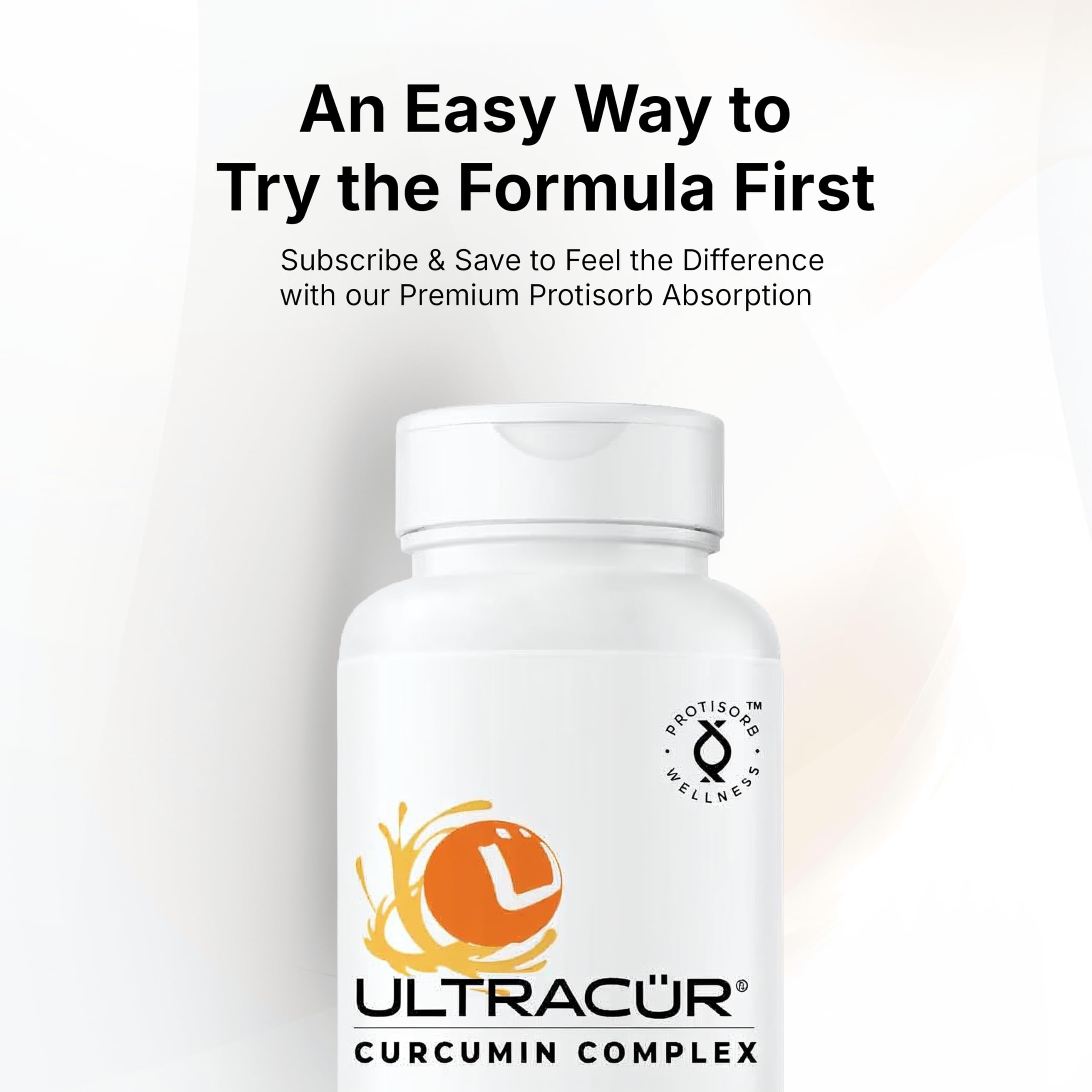 UltraCur Curcumin Supplement bottle with a measuring spoon