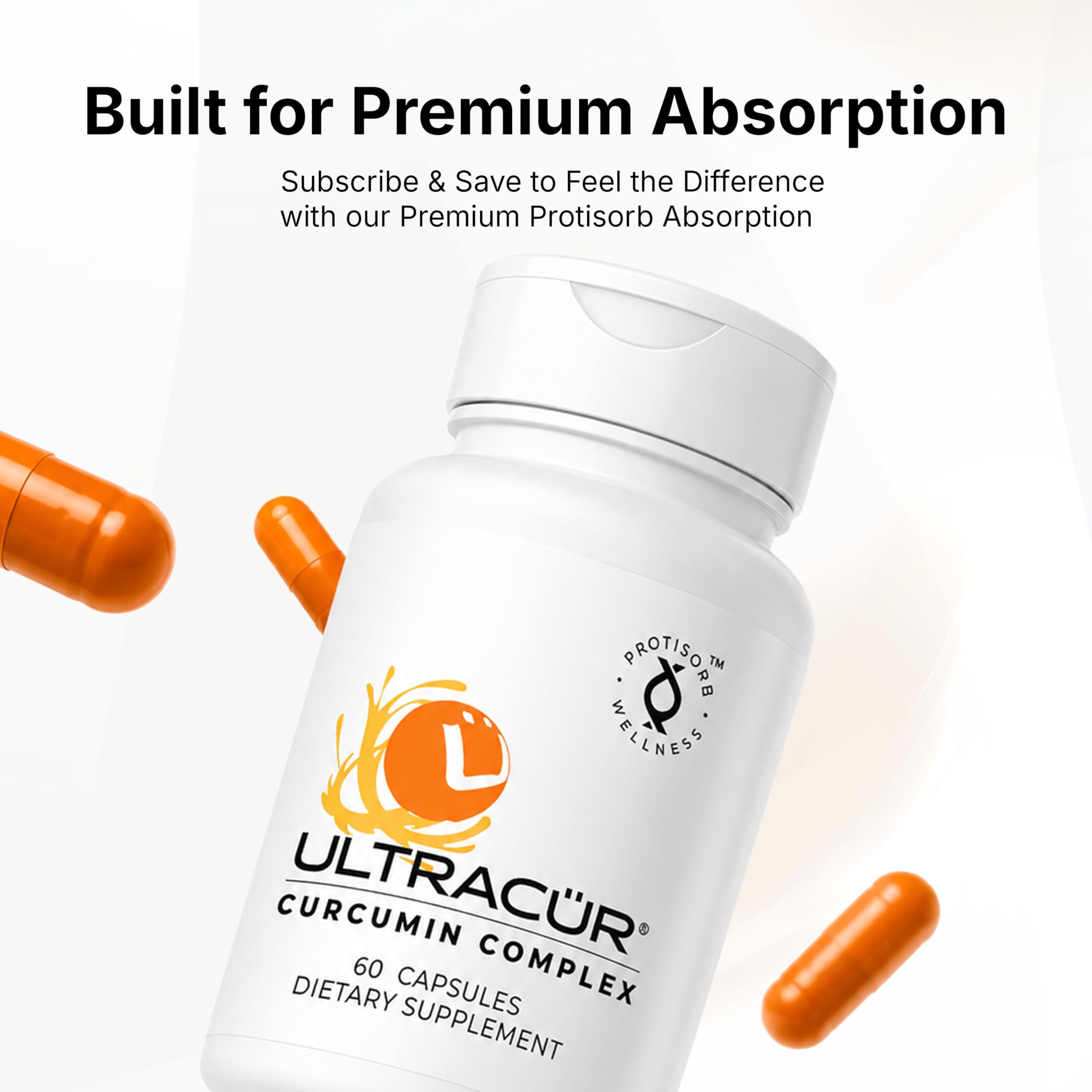 UltraCur Curcumin Supplement lifestyle scene with a healthy meal