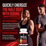 Umanu Daily Supplement 60 capsules with a glass of water