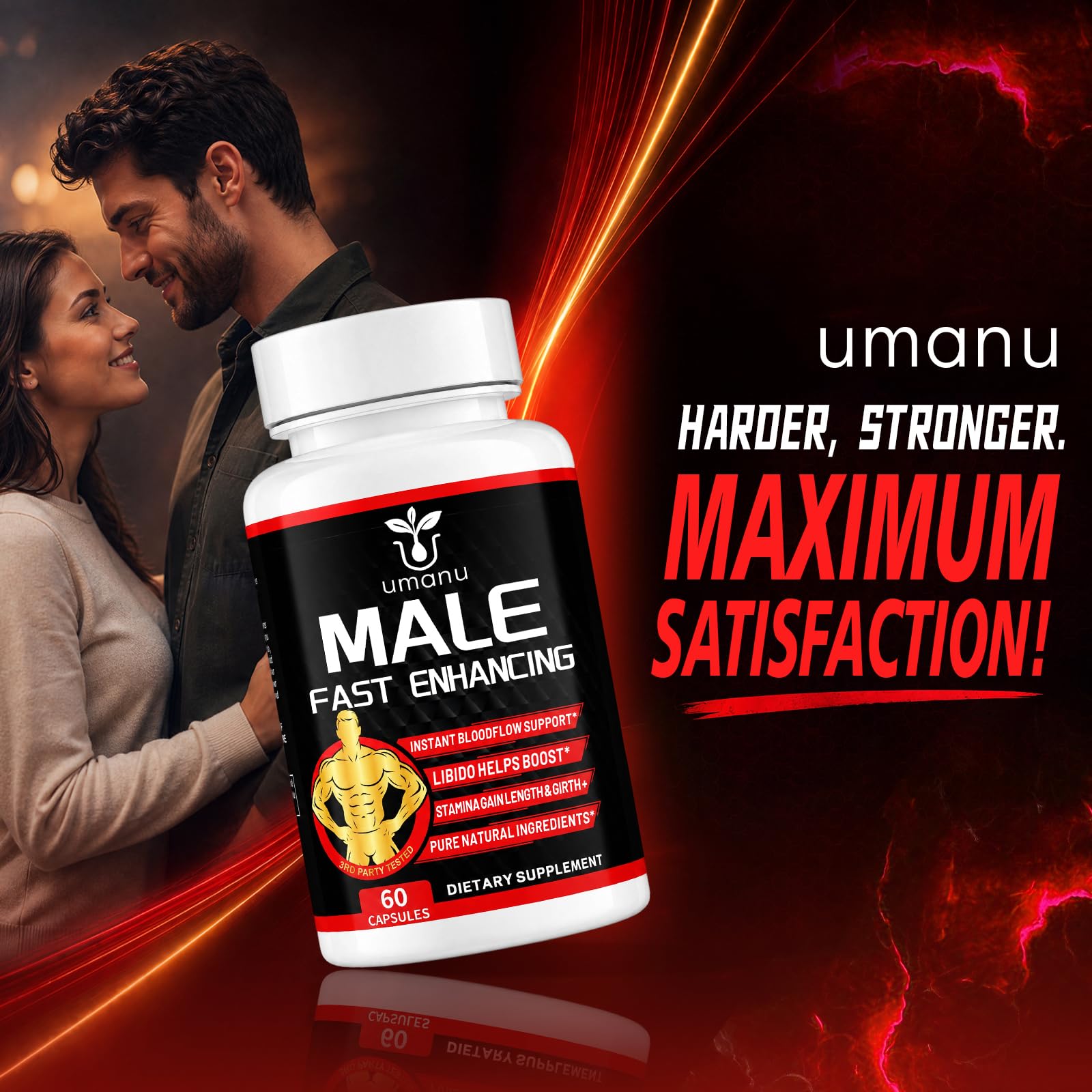 Umanu Daily Supplement ingredients list on packaging