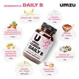 UMZU B-Complex supplement bottle side view