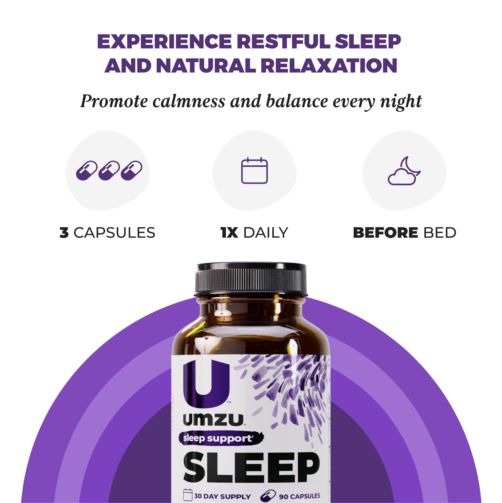 UMZU Capsules bottle with a measuring spoon