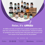 UMZU Capsules with a blurred background of a night sky