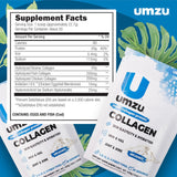 UMZU Collagen Powder back view packaging