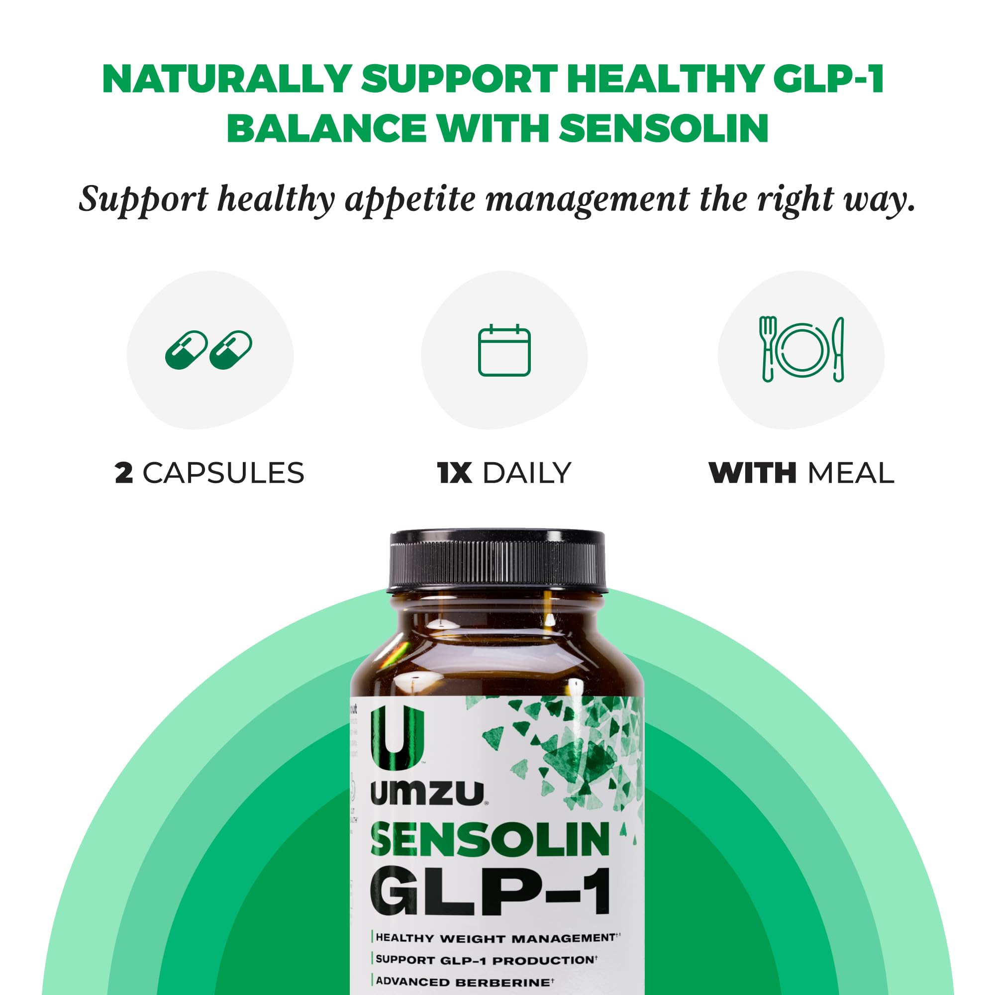 UMZU Daily Wellness Supplement bottle with a measuring spoon