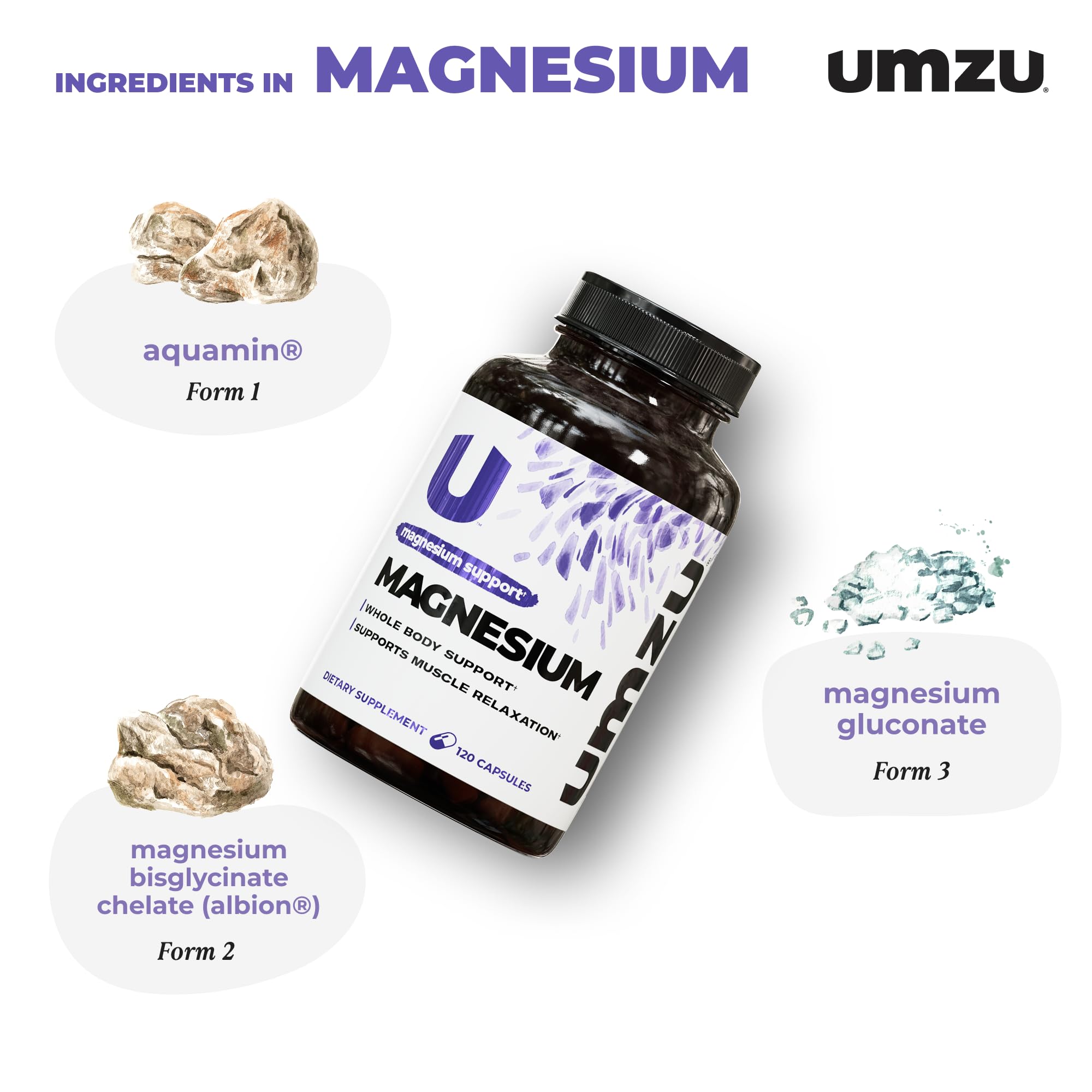 UMZU Magnesium Supplement 349g capsules