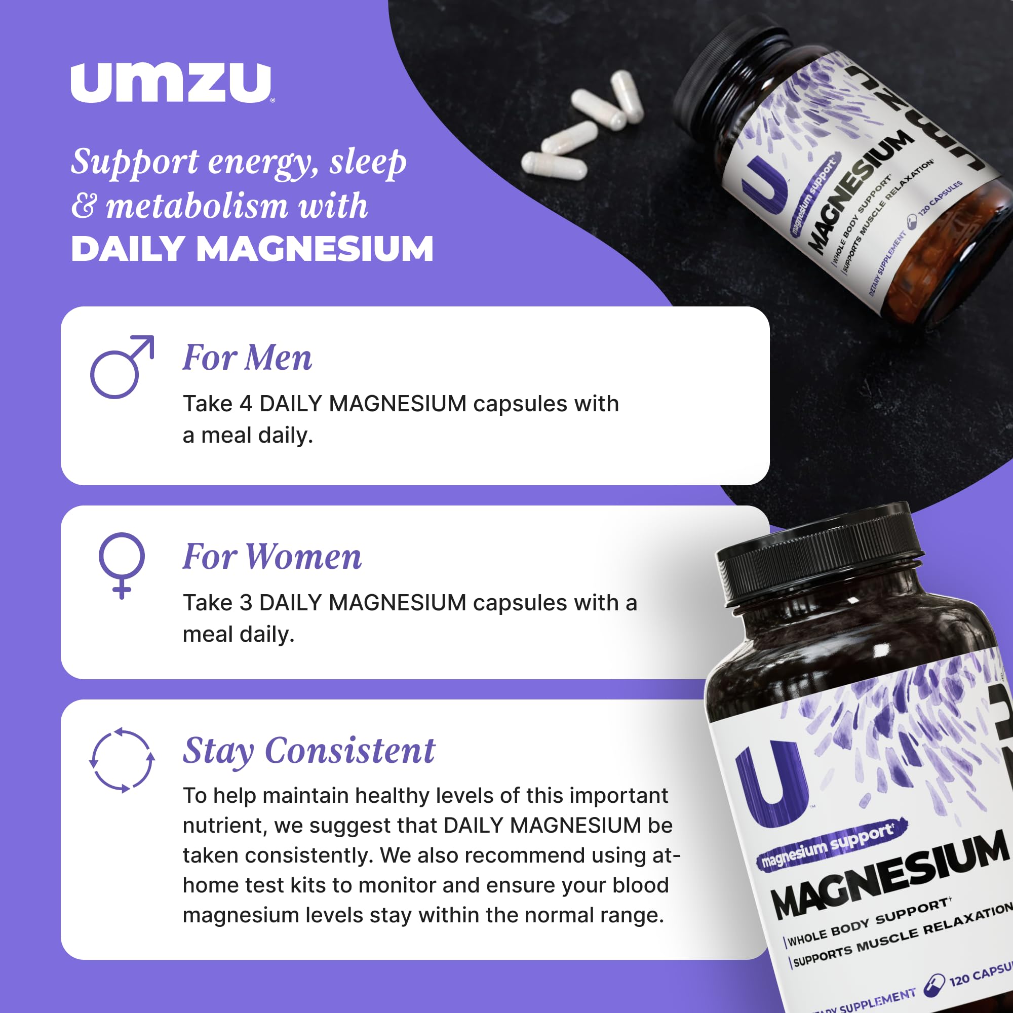 UMZU Magnesium Supplement 349g ingredients list