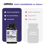 UMZU Magnesium Supplement 349g with a measuring spoon