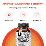 UMZU Prolanza Ashwagandha Root Extract 26g label details