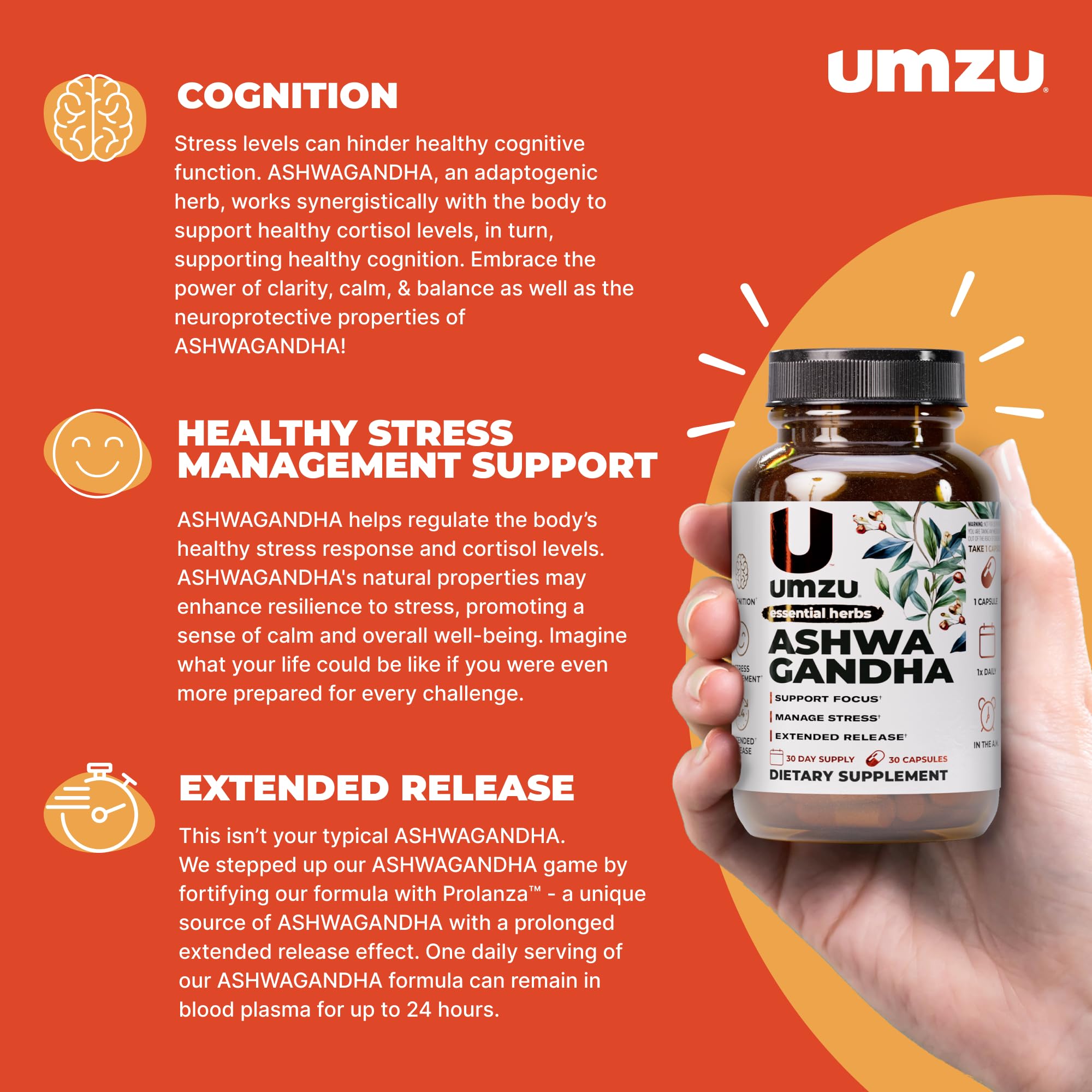 UMZU Prolanza Ashwagandha Root Extract 26g packaging