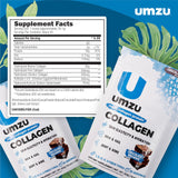 UMZU zuCollagen nutritional information label