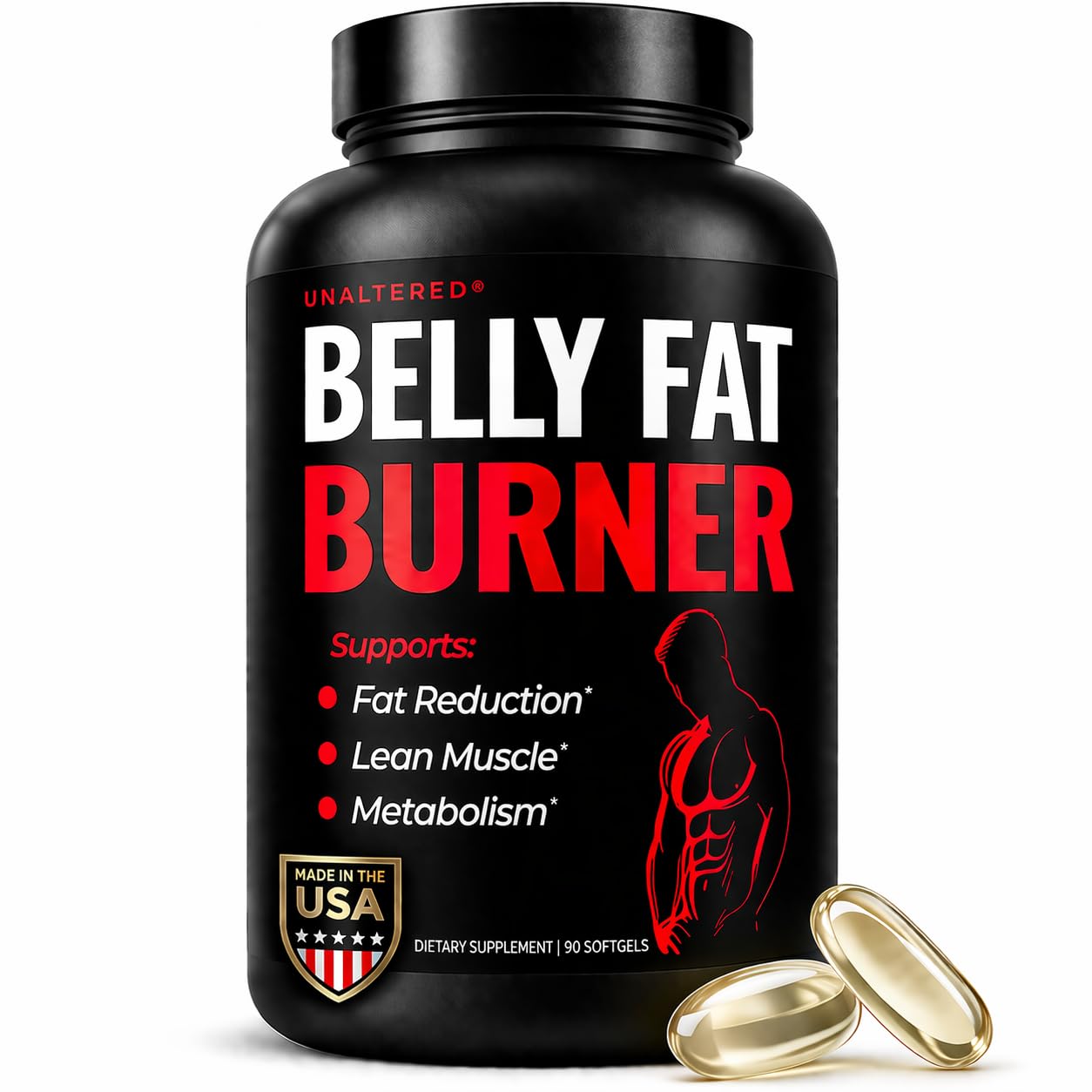 UNALTERED CLA Fat Burner 150g front view