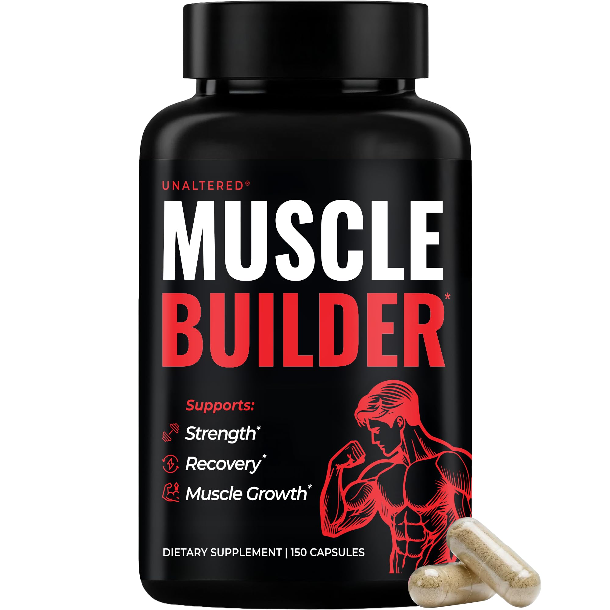 UNALTERED Tribulus Terrestris Supplement bottle front view