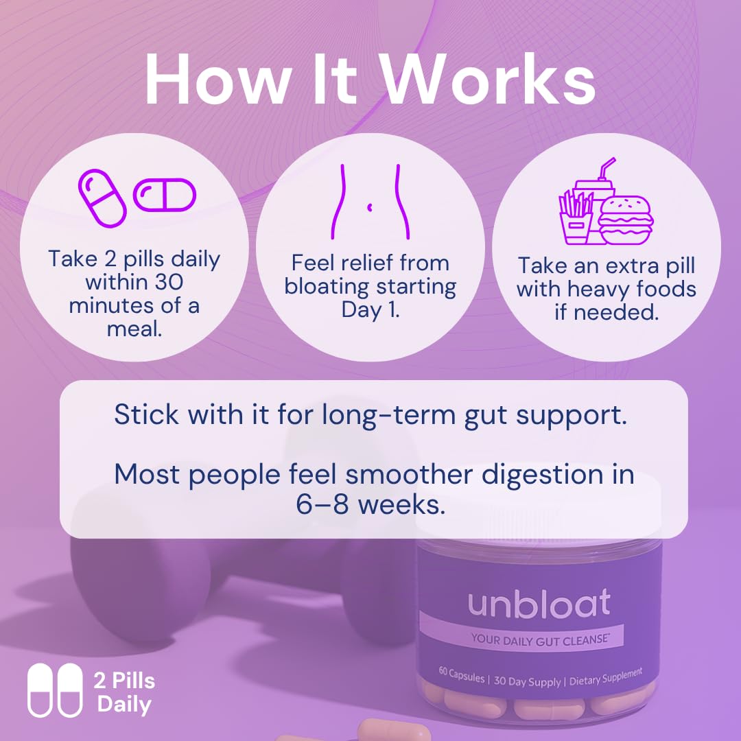 Unbloat Multi-Enzyme Supplement with measuring spoon