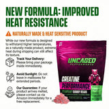 Uncaged Performance Creatine Gummies with fitness accessories