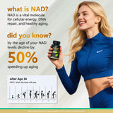 UNcena Liposomal NAD Supplement 1500mg capsules close-up