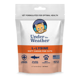 Under the Weather L-Lysine Cat Chews 60 Count Salmon Flavour front view