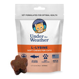 Under the Weather L-Lysine Cat Chews 60 Count Salmon Flavour packaging