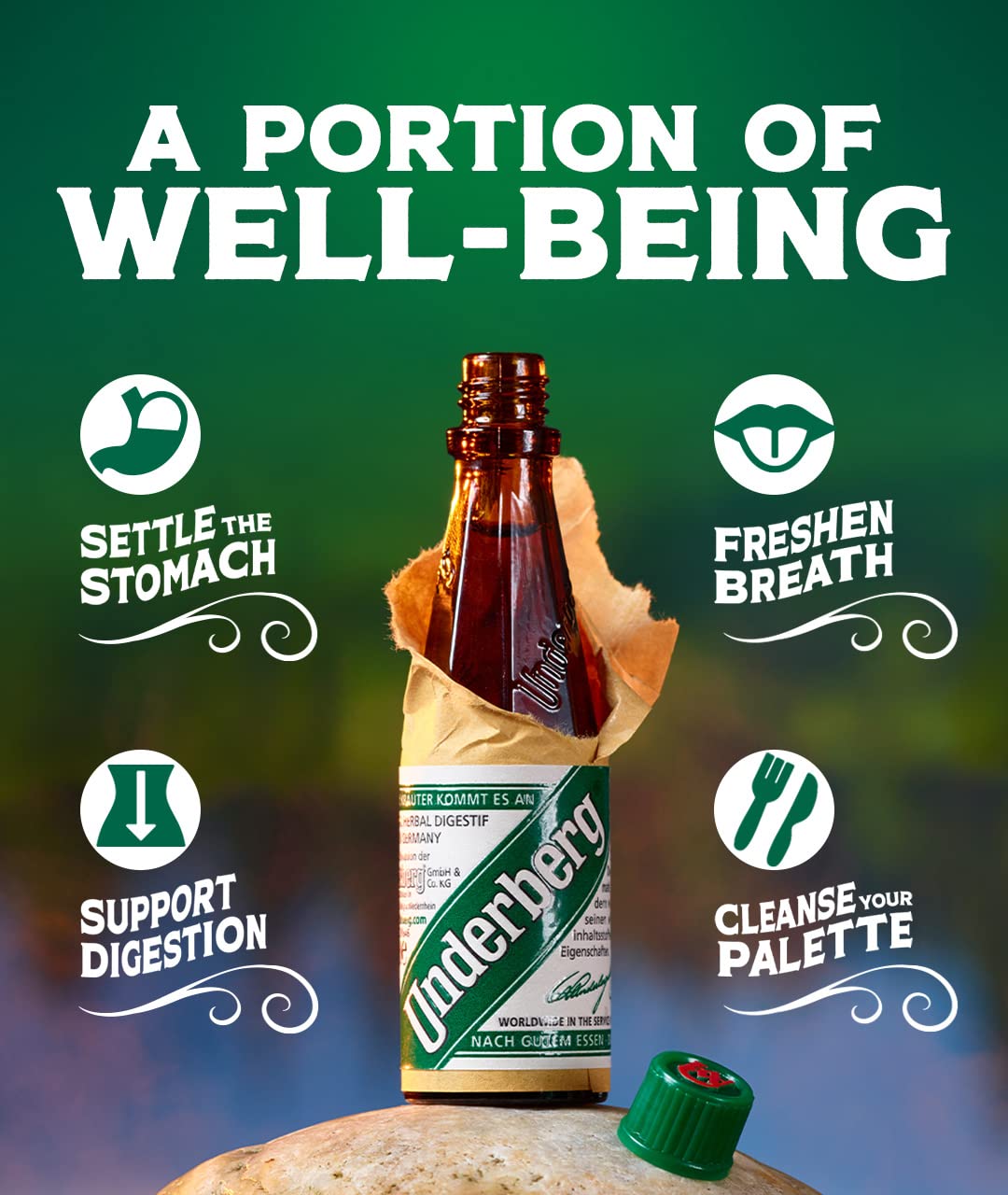 Underberg daily Supplement 699g back view